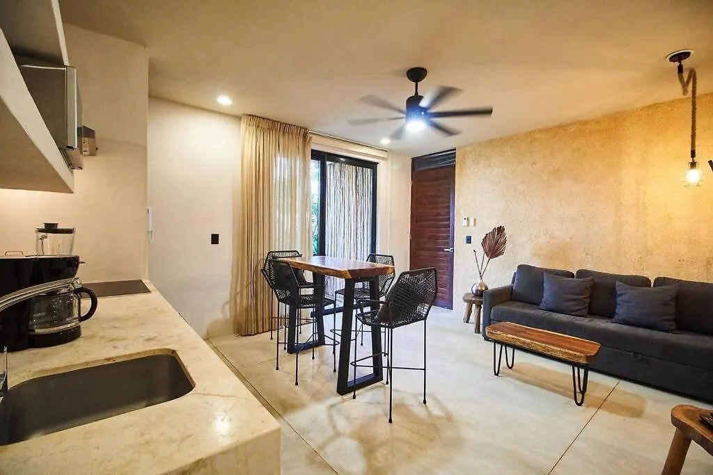 Tribu 205 Magical 1Br Apt Minutes From The Sea 50Mb Wifi Tulum Mexico