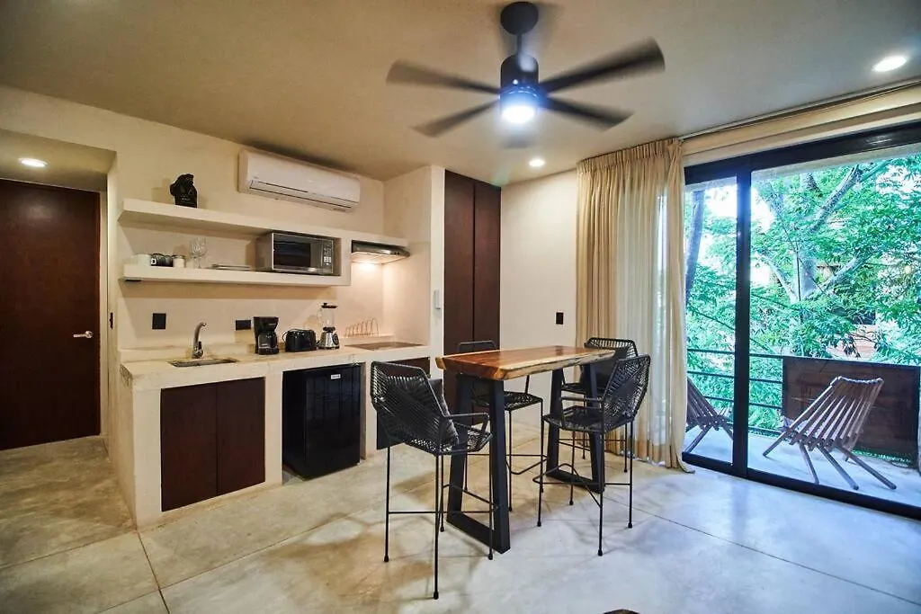 Tribu 205 Magical 1Br Apt Minutes From The Sea 50Mb Wifi Tulum Apartment